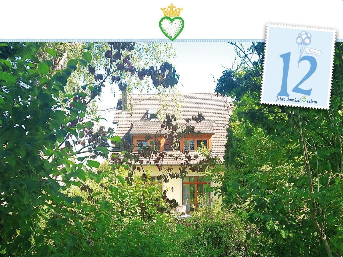 Domizil Salem "Large" 105 Qm, Direkt Am Naturschutzgebiet Und Schloss Salem, 2 X Schlafzimmer & 2 X Dusche & 30 Qm Terrasse & Privater Garten 300 Qm, Allergiker Geeignet Daire Dış mekan fotoğraf