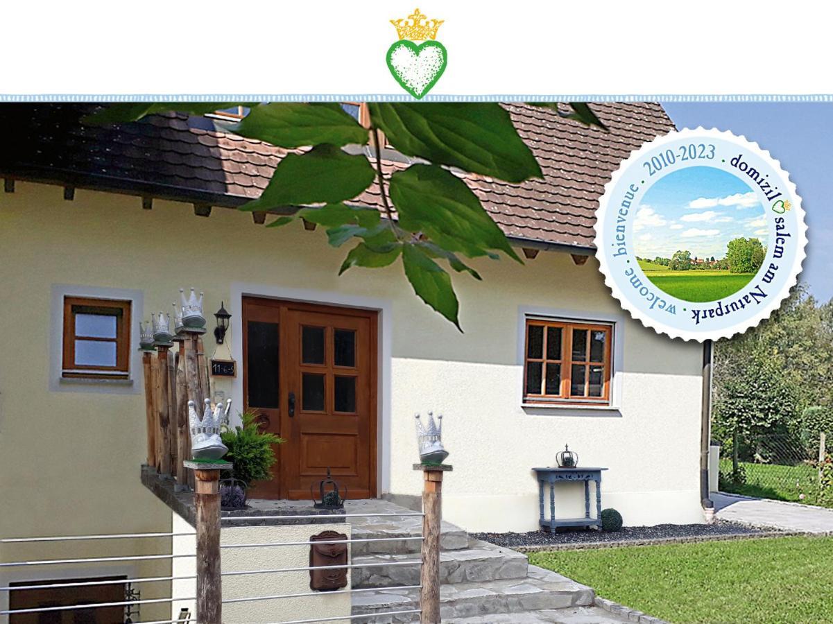 Domizil Salem "Large" 105 Qm, Direkt Am Naturschutzgebiet Und Schloss Salem, 2 X Schlafzimmer & 2 X Dusche & 30 Qm Terrasse & Privater Garten 300 Qm, Allergiker Geeignet Daire Dış mekan fotoğraf
