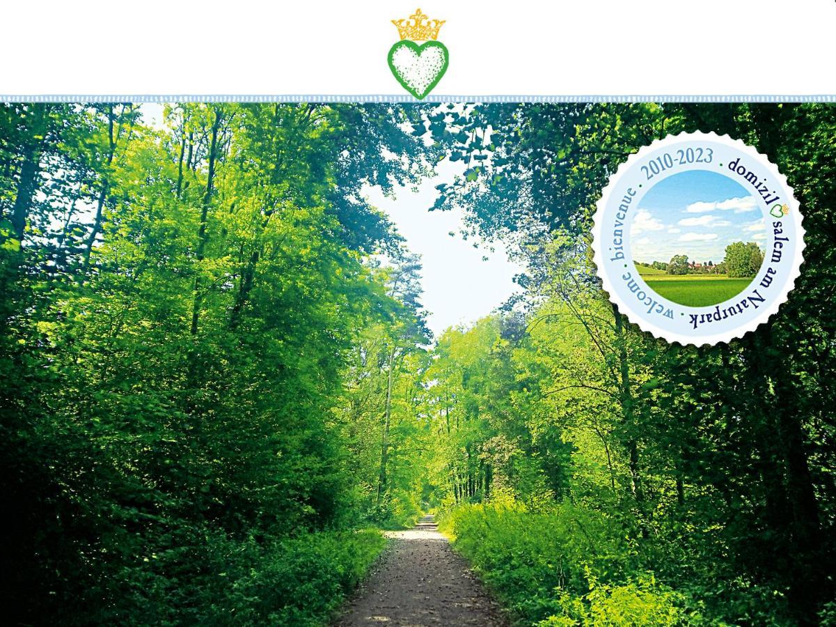 Domizil Salem "Large" 105 Qm, Direkt Am Naturschutzgebiet Und Schloss Salem, 2 X Schlafzimmer & 2 X Dusche & 30 Qm Terrasse & Privater Garten 300 Qm, Allergiker Geeignet Daire Dış mekan fotoğraf